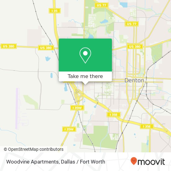 Woodvine Apartments map