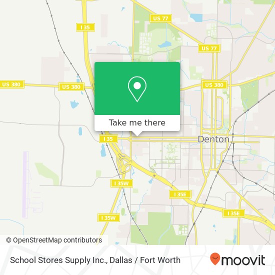 Mapa de School Stores Supply Inc.
