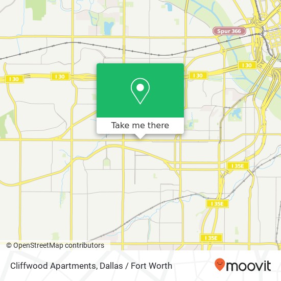 Cliffwood Apartments map