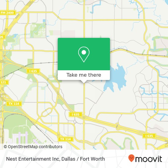 Nest Entertainment Inc map