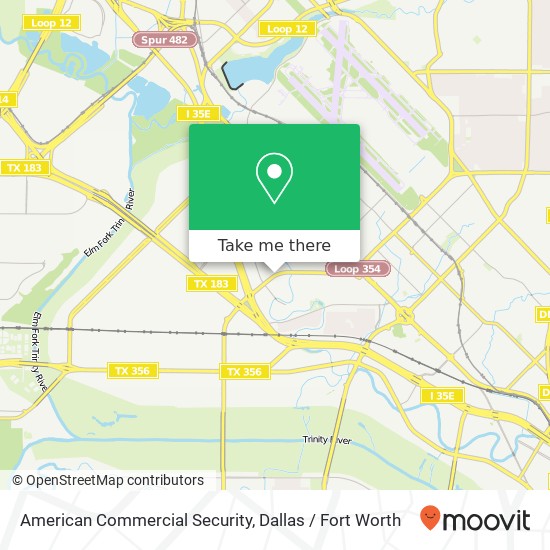 American Commercial Security map