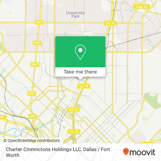 Mapa de Charter Cmmnctons Holdings LLC