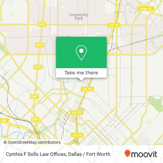 Cynthia F Solls Law Offices map