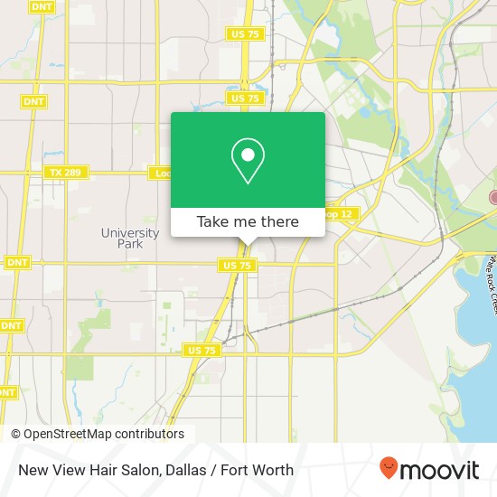 New View Hair Salon map