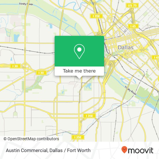 Austin Commercial map