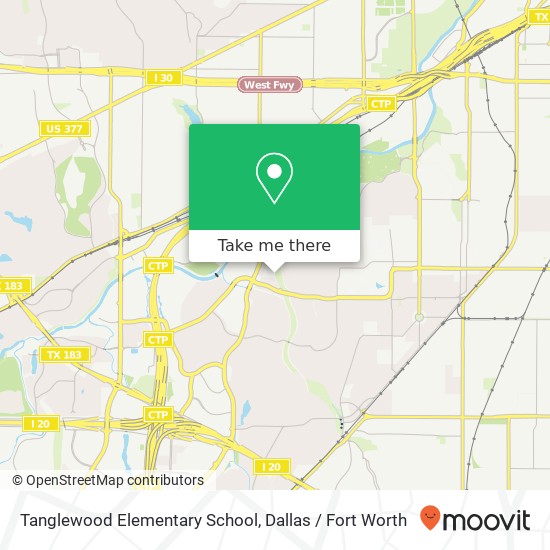 Tanglewood Elementary School map