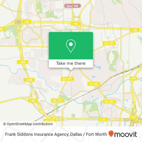 Frank Siddons Insurance Agency map