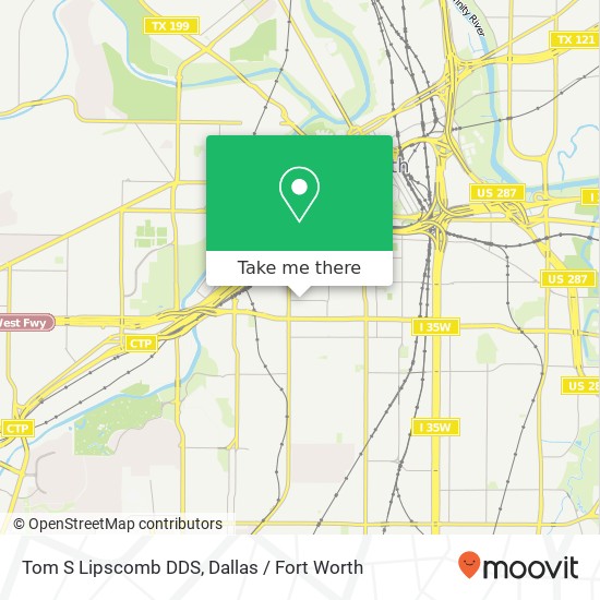 Tom S Lipscomb DDS map