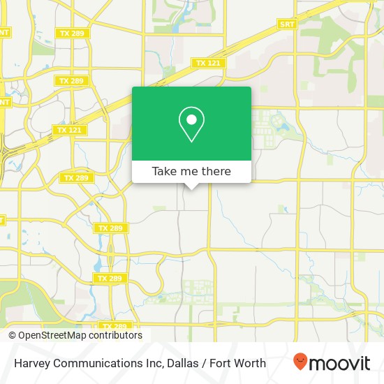 Harvey Communications Inc map