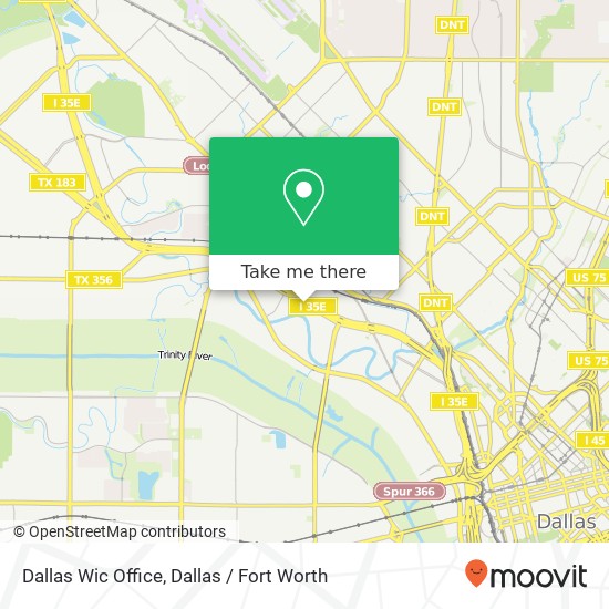 Mapa de Dallas Wic Office