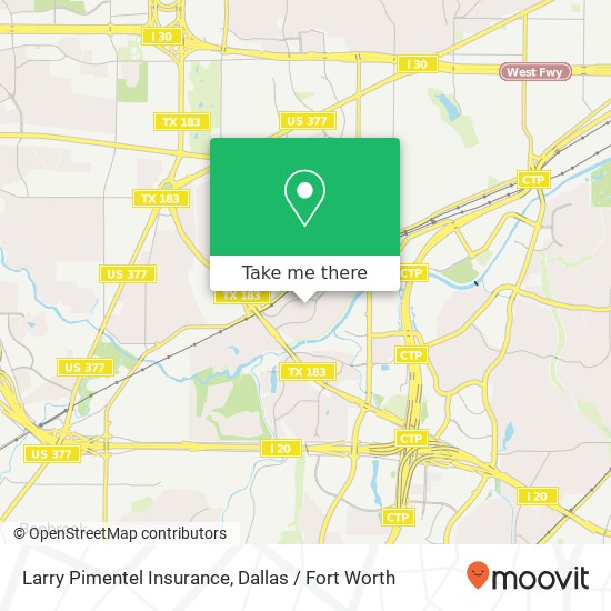 Mapa de Larry Pimentel Insurance