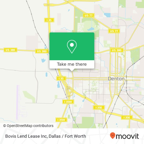 Mapa de Bovis Lend Lease Inc