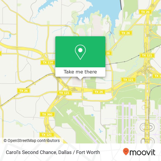 Carol's Second Chance map