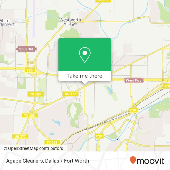 Agape Cleaners map