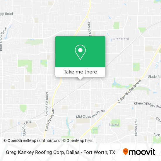 Mapa de Greg Kankey Roofing Corp