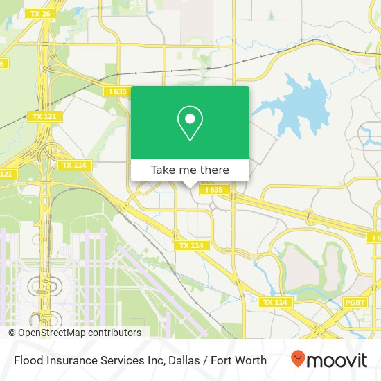 Mapa de Flood Insurance Services Inc