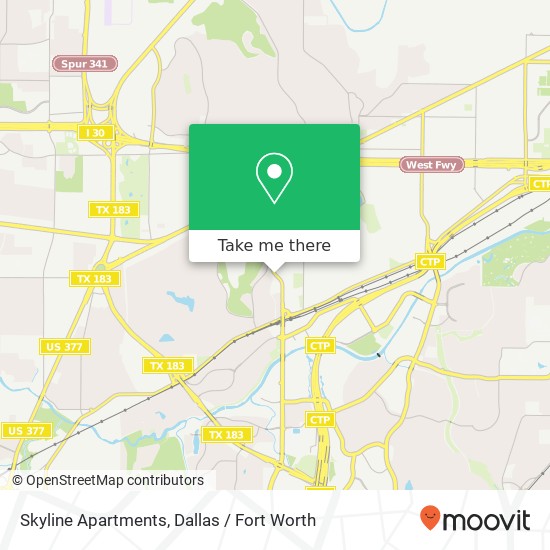 Mapa de Skyline Apartments