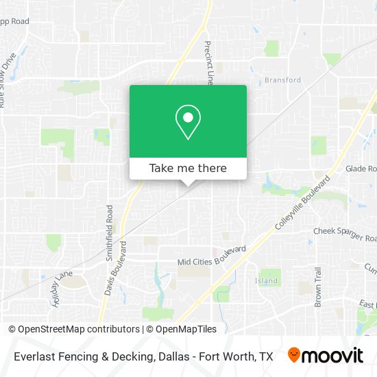 Everlast Fencing & Decking map