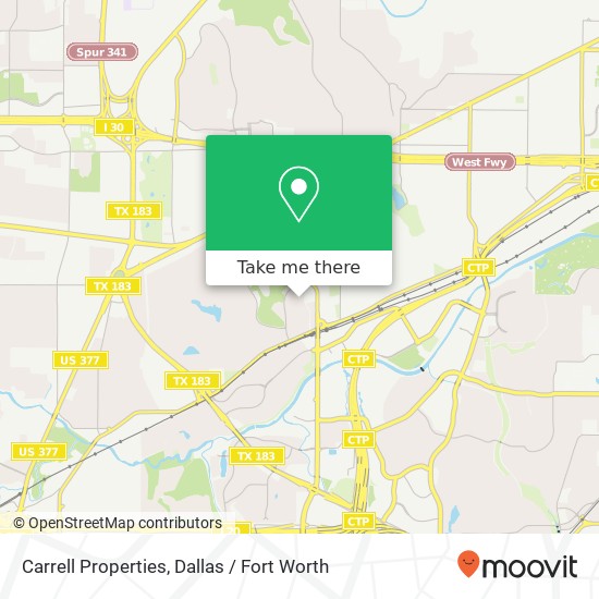 Carrell Properties map