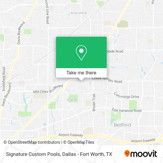 Signature Custom Pools map