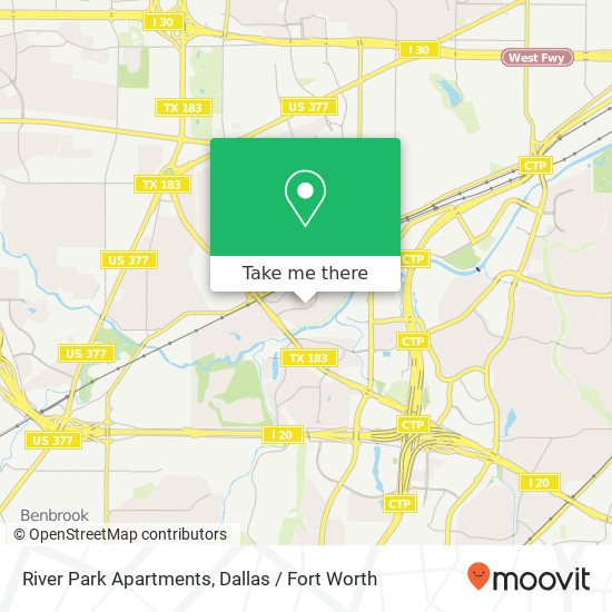 River Park Apartments map