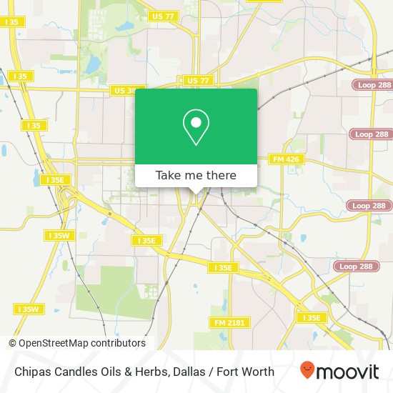 Chipas Candles Oils & Herbs map