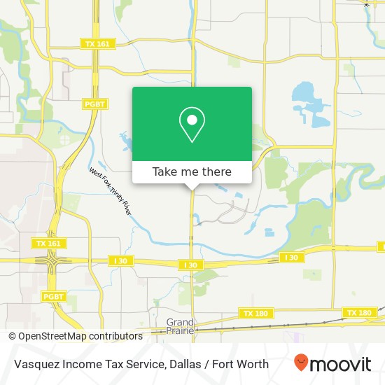 Vasquez Income Tax Service map