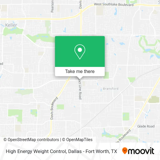 High Energy Weight Control map