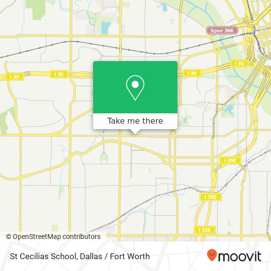 St Cecilias School map