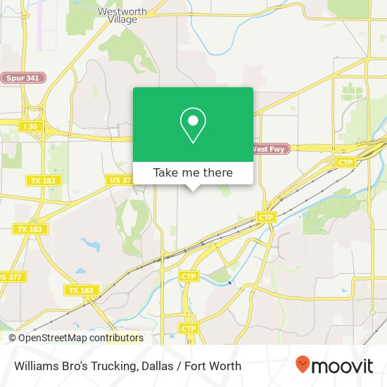 Mapa de Williams Bro's Trucking