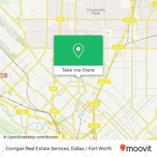 Corrigan Real Estate Services map