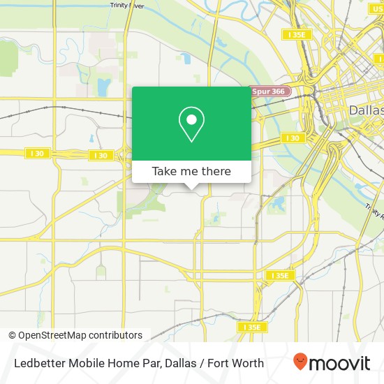 Ledbetter Mobile Home Par map