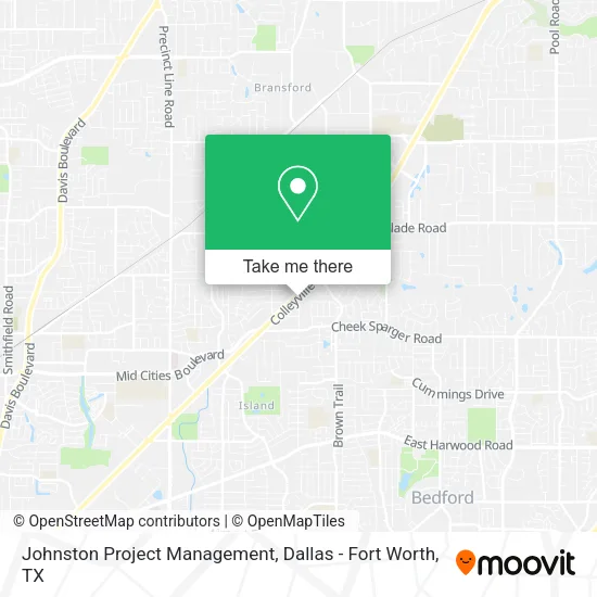 Johnston Project Management map