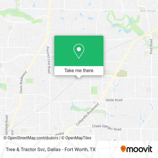Tree & Tractor Svc map