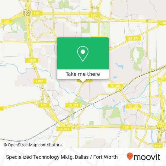 Specialized Technology Mktg map