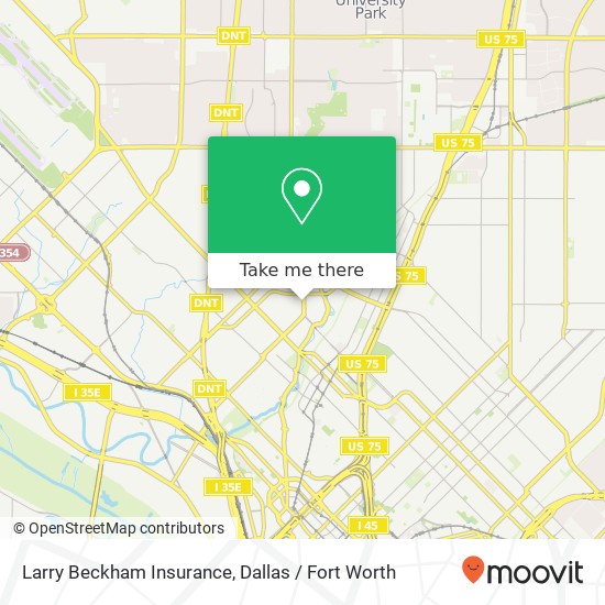 Mapa de Larry Beckham Insurance