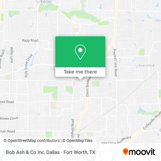 Mapa de Bob Ash & Co Inc