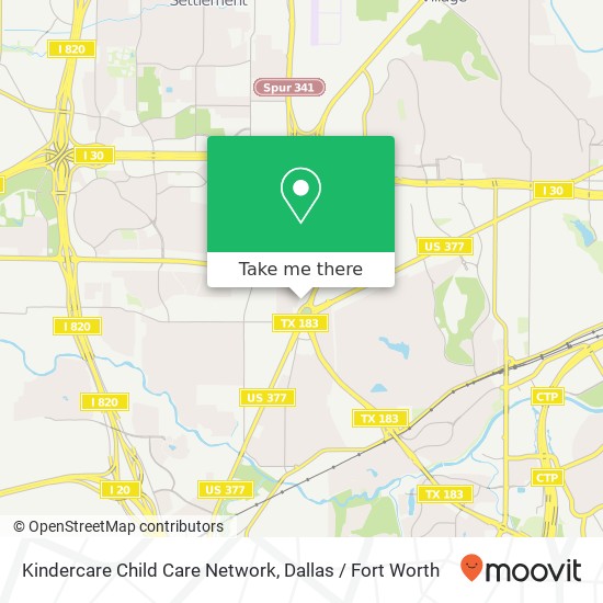 Kindercare Child Care Network map