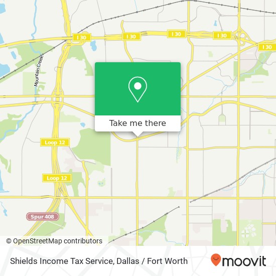 Shields Income Tax Service map