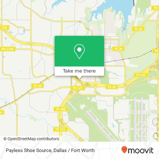 Payless Shoe Source map