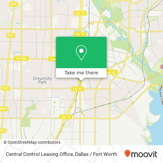 Central Control Leasing Office map