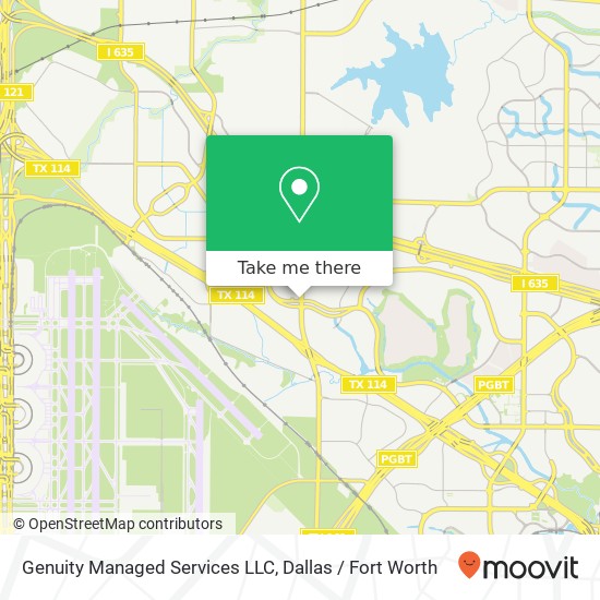 Genuity Managed Services LLC map