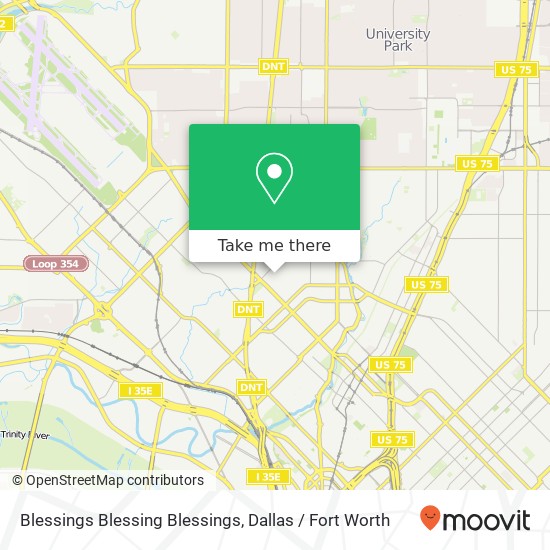 Mapa de Blessings Blessing Blessings