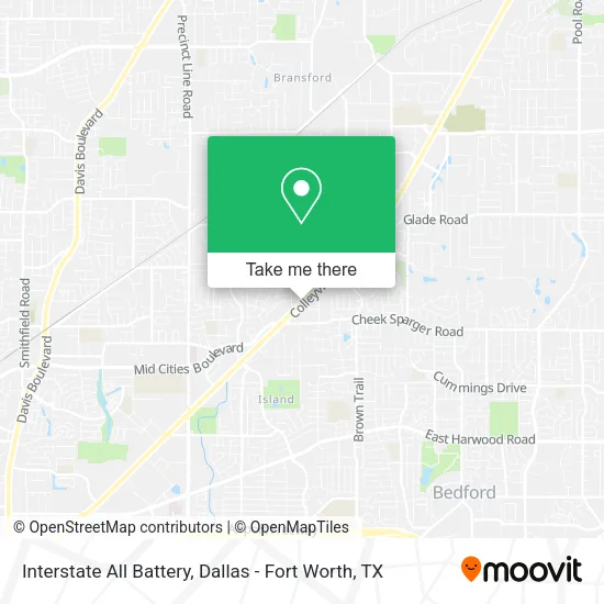 Interstate All Battery map
