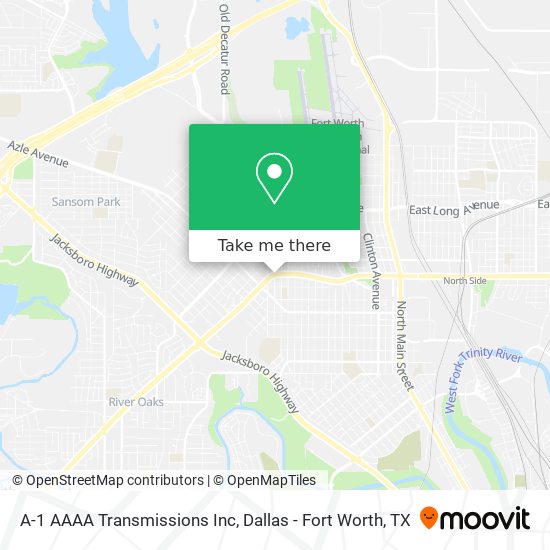 Mapa de A-1 AAAA Transmissions Inc