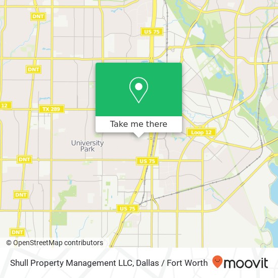 Mapa de Shull Property Management LLC