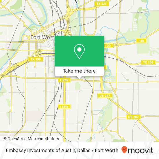 Embassy Investments of Austin map