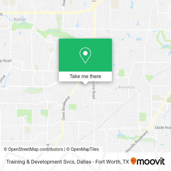 Training & Development Svcs map