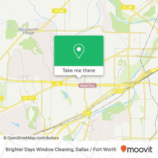 Mapa de Brighter Days Window Cleaning