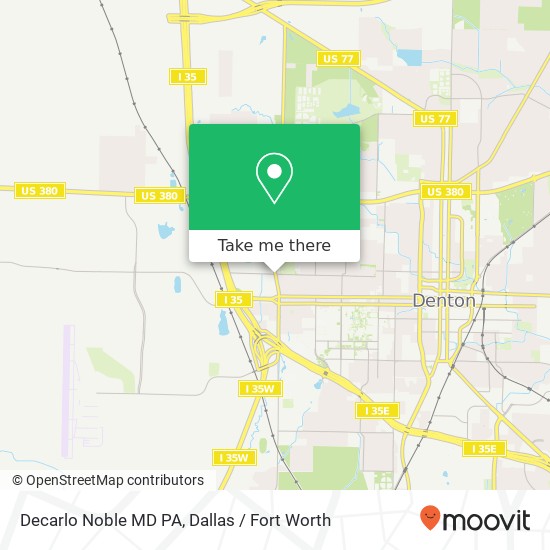 Decarlo Noble MD PA map